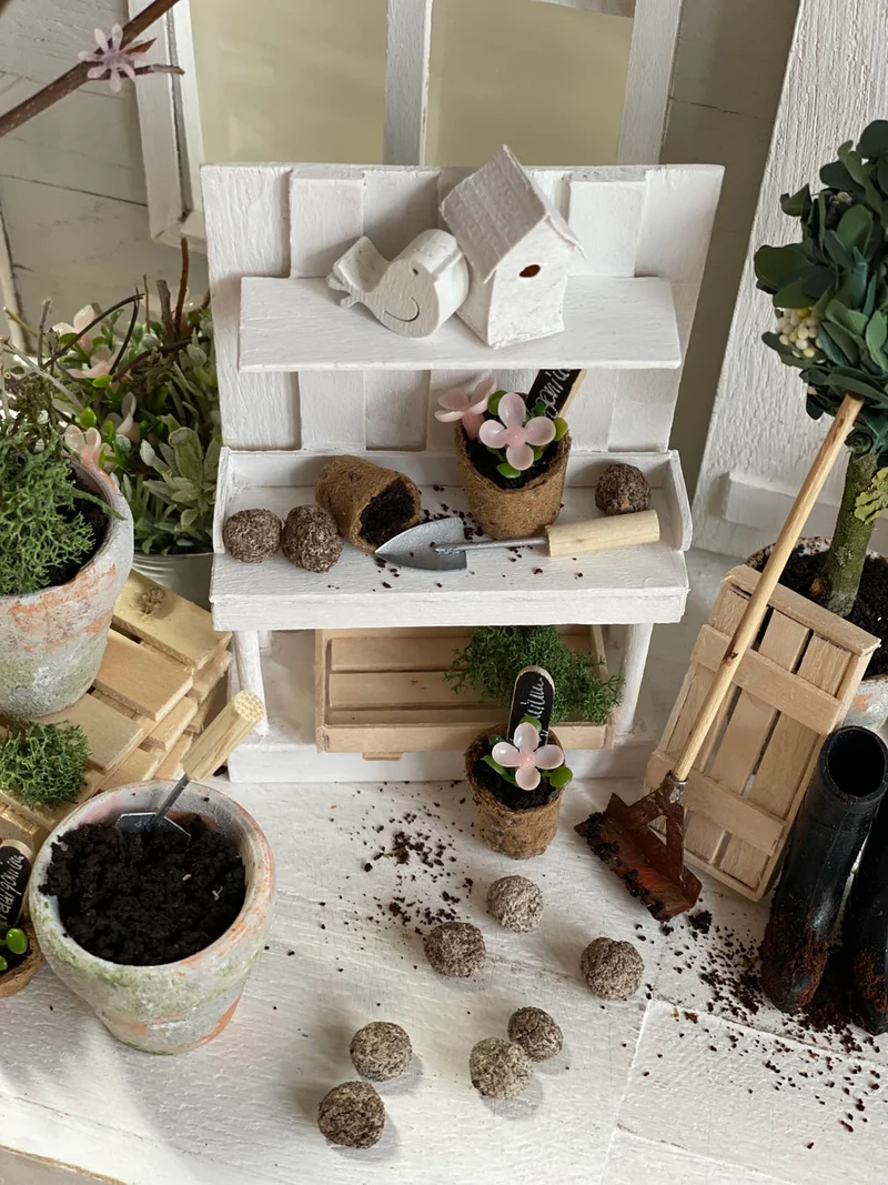 Wichtel-Pflanztisch KREATIVPAKET zum Basteln