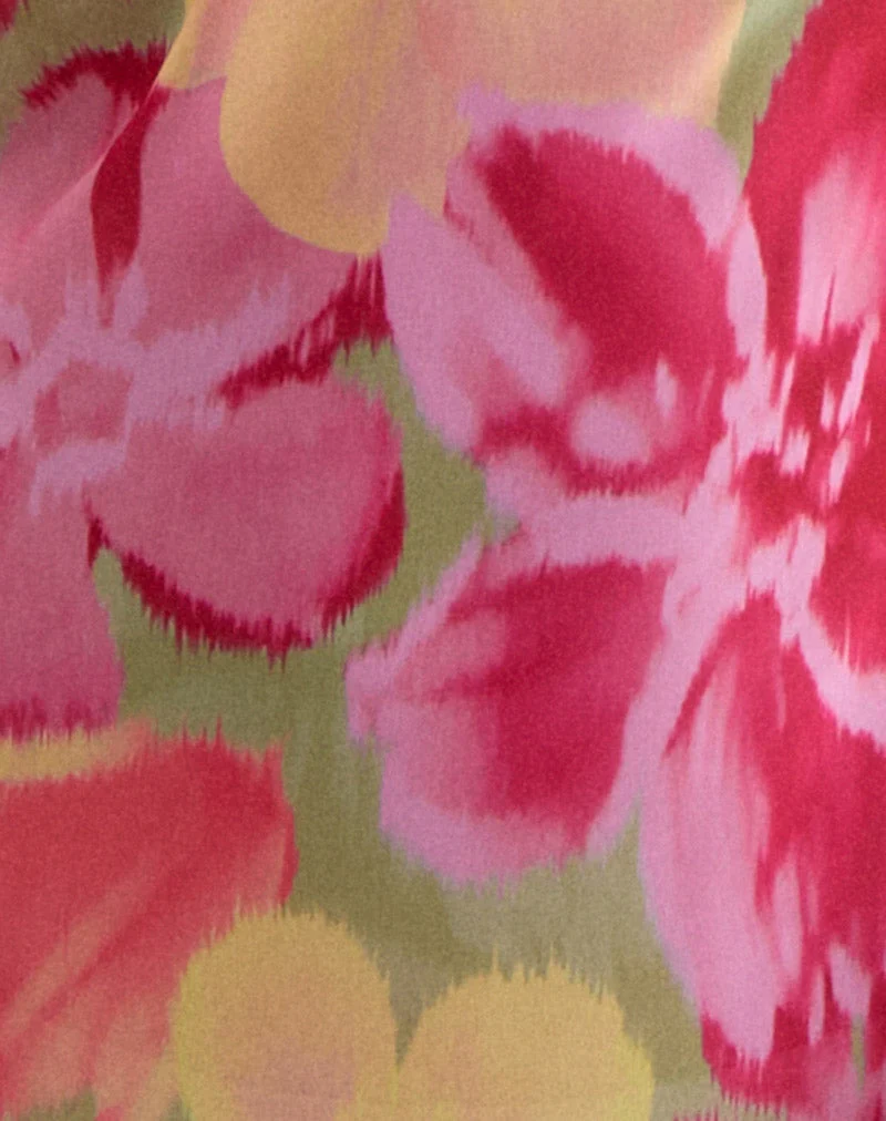Fasha Maxikleid in Bold Multi Colour Floral