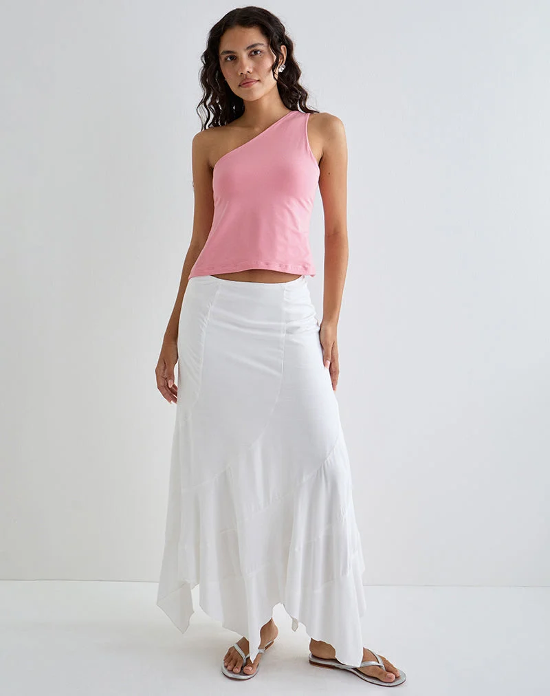 Klazari Top aus Viskosejersey Ballett Rosa