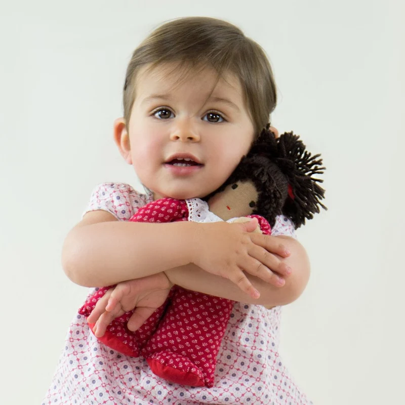 Silke Puppe Nina dunkel - 25 cm