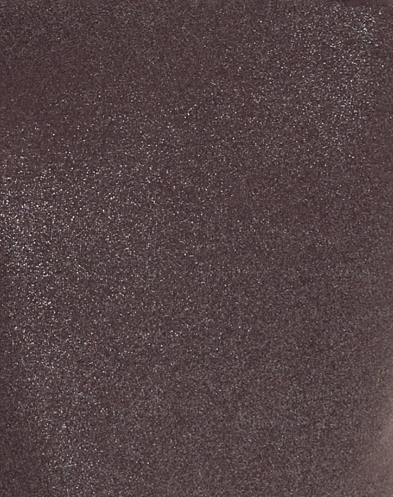 Jolita Maxikleid in Braun Schimmer