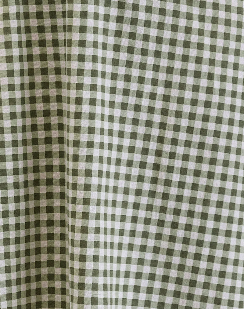 Takara Midirock aus olivem Gingham