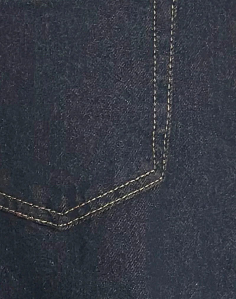 High Rise Barrel Jean in Indigo