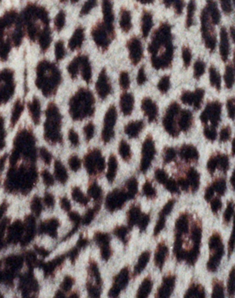 Nikaya Short in echtem Leopardenbraun