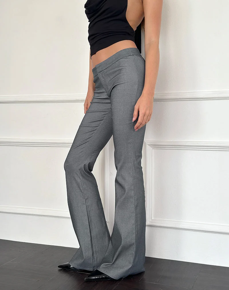 Malvinas Schlaghosen in Grau Tailoring