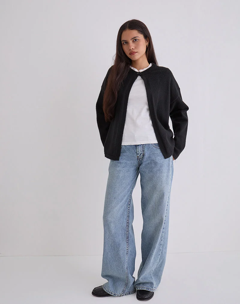 Maureen Strickjacke in Schwarz