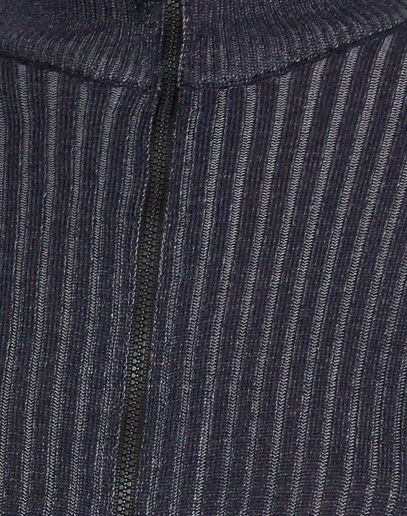 Tuzifa Gekürzter Pullover in Navy