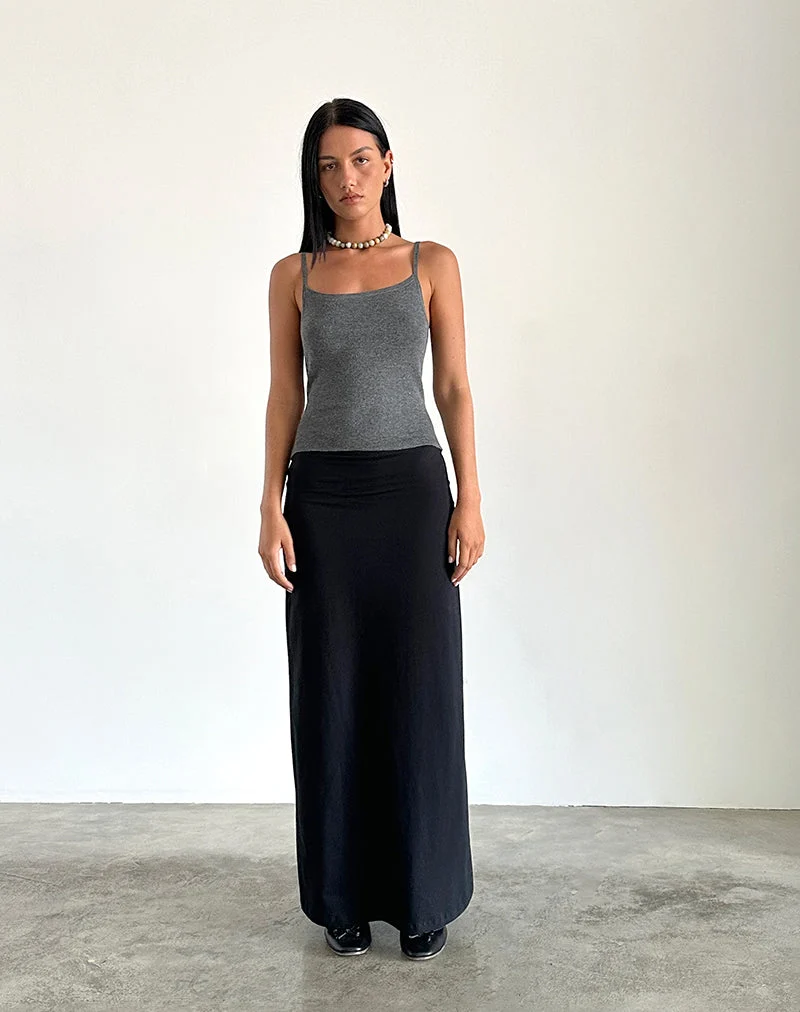 Riona Vest Top in Dunkelgrau
