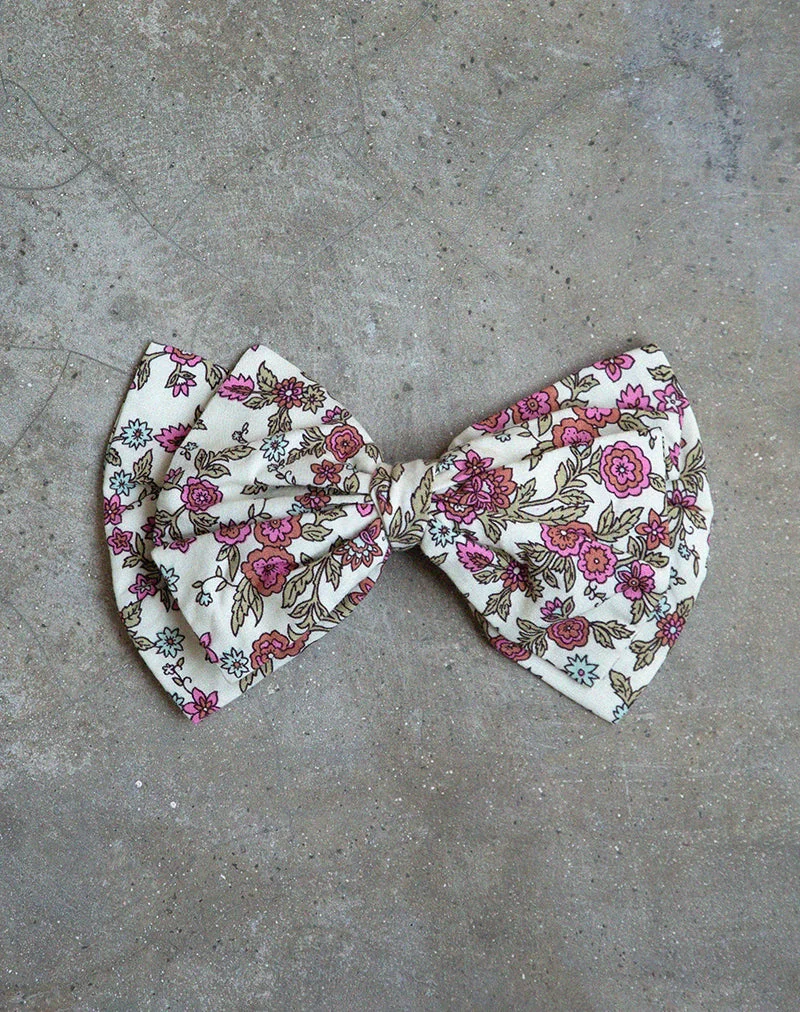 Acar Schleife Clip in Vintage Bloom