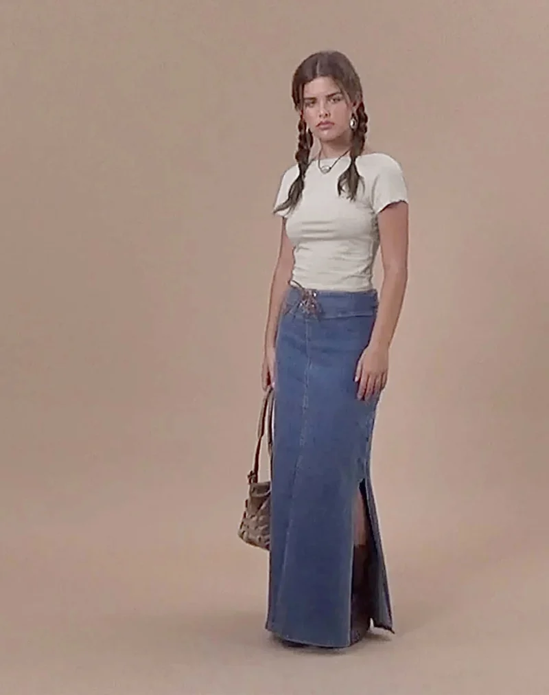 Xiwang Crop Top in Kokosnussmilch