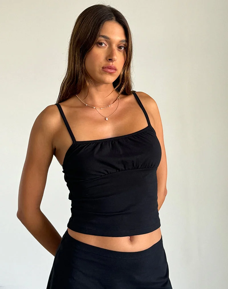 Sasya Cami Top in Schwarz