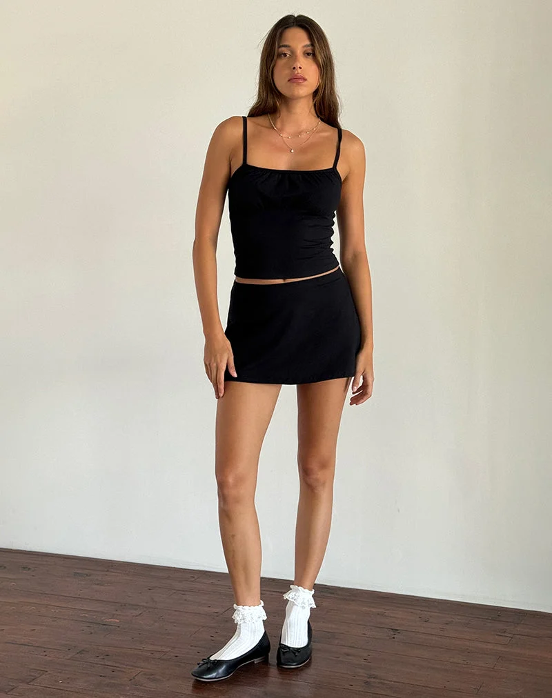 Sasya Cami Top in Schwarz