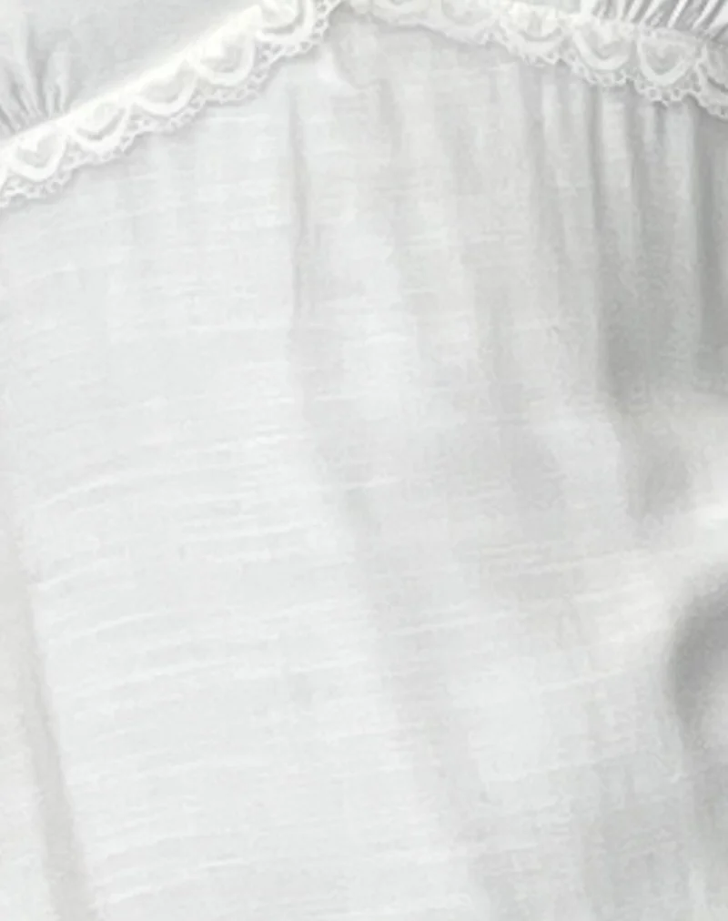 Tavita Minikleid in Weiß