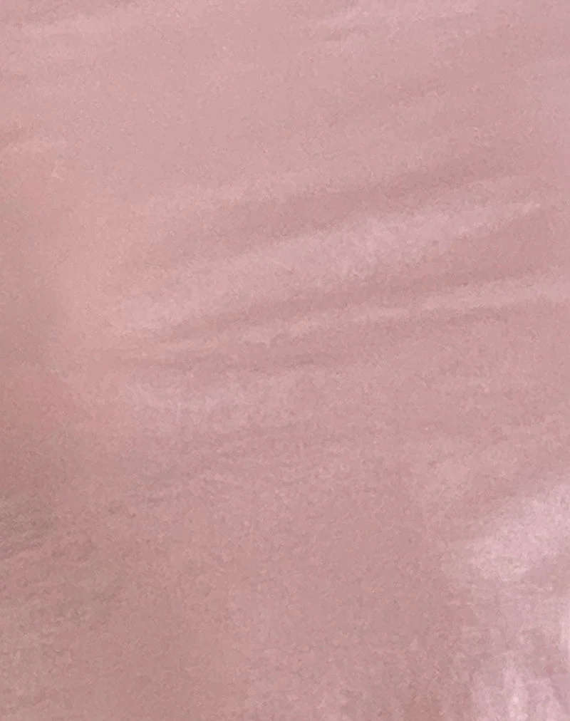 Ledez Asymmetrisches Schlabber-Top in Pink Lady Tissue