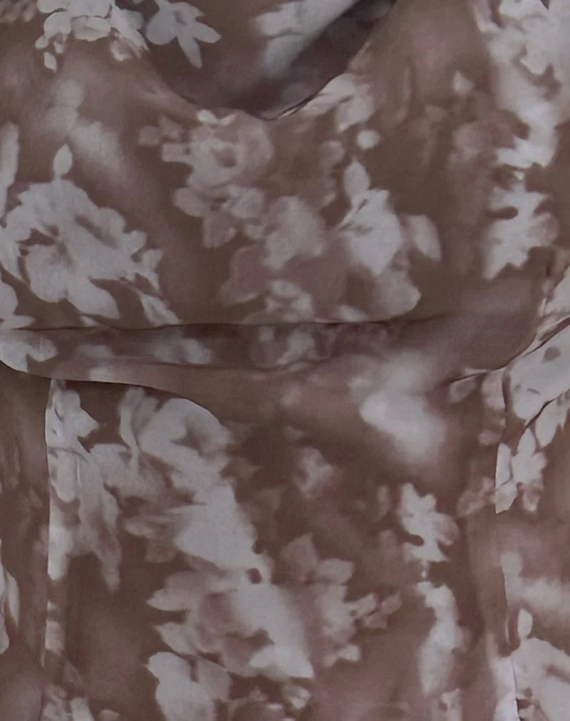 Valencia Minikleid in Botanical Shadow Brown