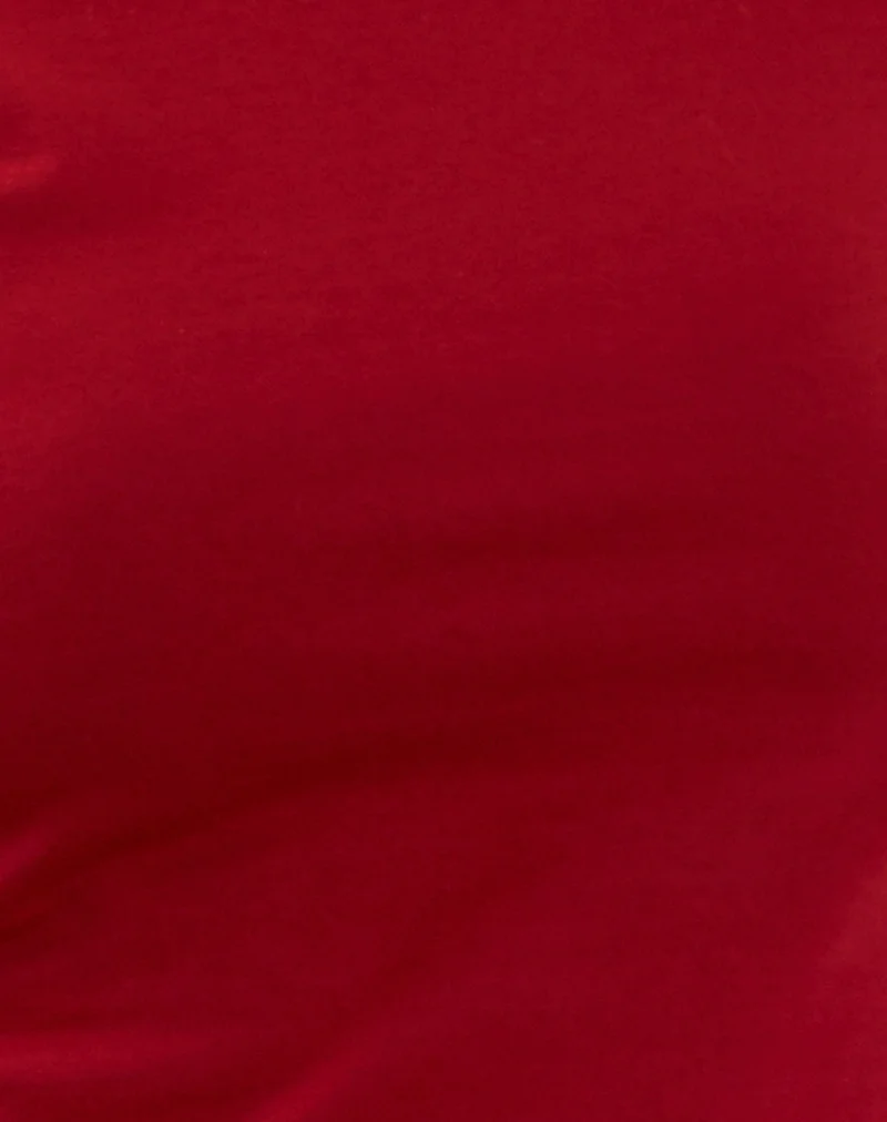 Xiwang Crop Top in Adrenalin Rot