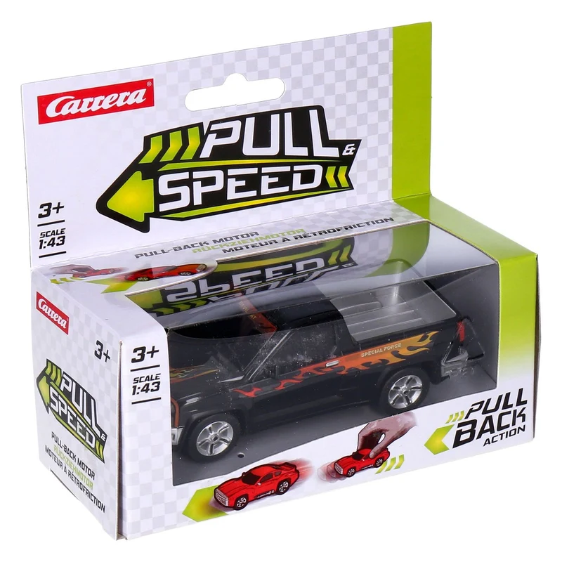 Carrera Pull and Speed Mixed Cars farblich sortiert Pick Up Truck