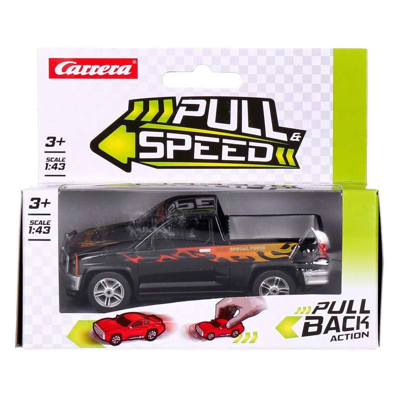 Carrera Pull and Speed Mixed Cars farblich sortiert Pick Up Truck