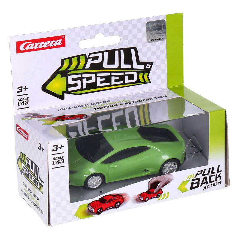 Carrera Pull and Speed Mixed Cars farblich sortiert Lamborghini