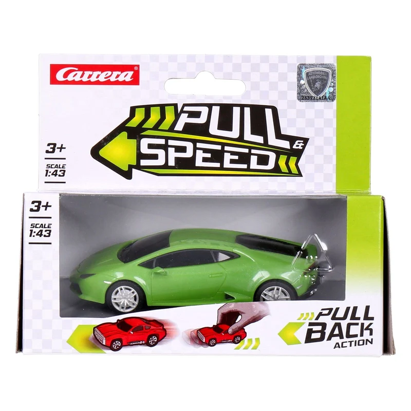 Carrera Pull and Speed Mixed Cars farblich sortiert Lamborghini
