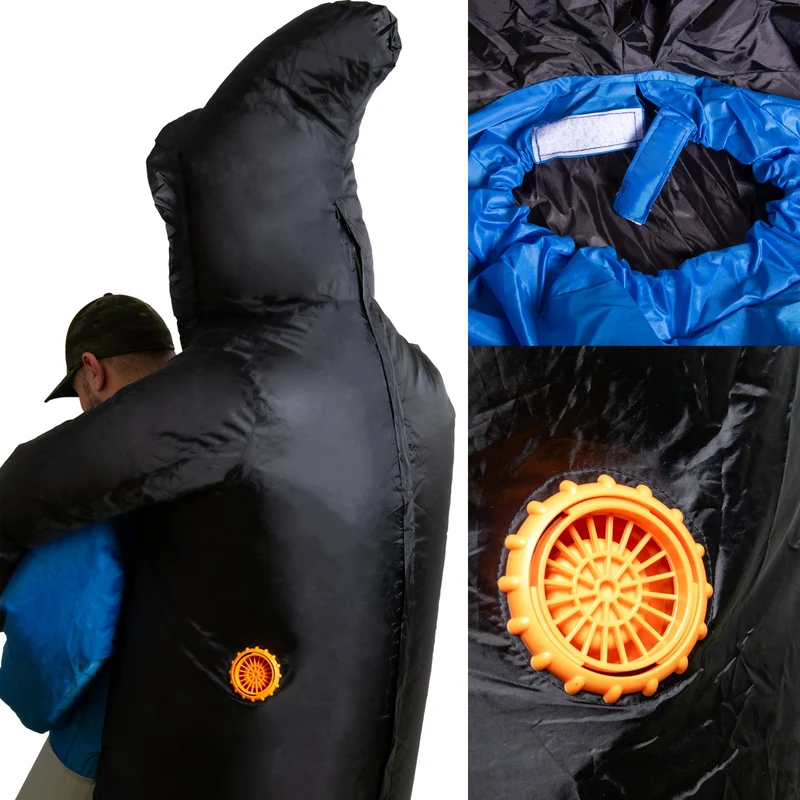 Halloweenkostüm Sensenmann Unisex Huckepack Fasching Karneval